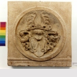 Wappen der Thüringer Familie v. Marschall aus einem untergegangenen Epitaph (ehem. "Tuchschererwappen")
